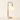 Globe table lamp with white marble disc base, light wood cylinder stem, brass J-hook, and frosted glass globe, lamp on