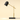 Black marble desk lamp with a brass crane arm and matte-black pill shade, lamp on
