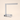 Polished chrome L-shaped LED desk lamp with unlit underside LED strip, lamp off