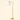 Brass Ring Arc Floor Lamp unlit cream studio packshot