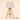 Light-wood tripod table lamp with a black metal ring and tapered cream shade, lamp off