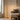Slim Gold Floor Lamp in living room corner