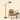 Black Gold Balance Floor Lamp scale beside chair