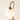 Close-up of the frosted glass globe hanging from the brass J-hook