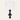 Stacked-disc table lamp with 26.7 inch height and 15 inch width overlays, shade off