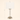 Nickel glass table lamp with 28 inch height and 14 inch width overlays, lamp off