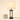 Farmhouse table lamp next to a mug for scale, lamp on