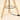 Close-up of the three light-wood tripod legs, black ring, and black cord with inline rocker