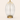 Close-up of the clear ribbed egg glass base and hardware