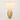 Gold mesh table lamp with a tall white drum shade and textured gold egg base, lamp on