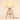 Light-wood tripod table lamp with a black metal ring and tapered cream shade, lamp on