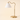 Brass ring table lamp with a single S-curve stem and unlit white tapered shade, lamp off