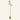 Brass triple-spot tree floor lamp, unlit, same camera