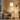 Another quiet living-room angle of the Seoul floor lamp lit near seating.