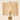 Natural Tripod Floor Lamp wood-bead shade and white rings closeup