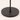 Black Gold Balance Floor Lamp matte black circular base closeup