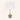 Smoky glass table lamp with 29 inch height and 15 inch width overlays, shade off