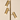 Close-up of the brass cylindrical spot heads, lit