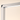 Closeup of the underside LED diffuser strip on the polished chrome L-shaped desk lamp