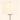 Close-up of the white fabric drum shade, lamp on