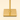Close-up of the square gold cordless base